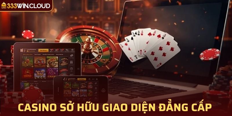 Casino 33WIN sở hữu giao diện đẳng cấp với từng hình ảnh bắt mắt